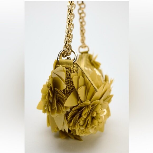 ZARA BEADED SHOULDER BAG - Picture 1 of 5